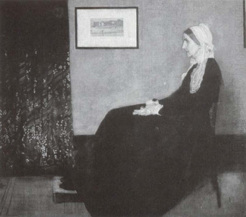 James Mcneill Whistler Arrangement in Grau  und Schwarz china oil painting image